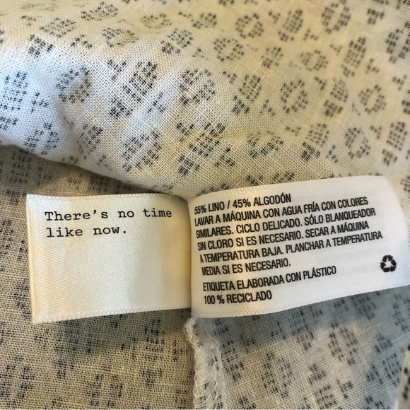 A New Day Jumper Dress Geometric Pattern Belted Pockets Square Neck Women’s 4 - Picture 8 of 10